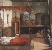 Vittore Carpaccio The Dream of St Ursula oil painting